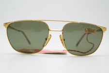 Lunettes De Soleil Vintage Persol RATTI PM 502 Or Ovales