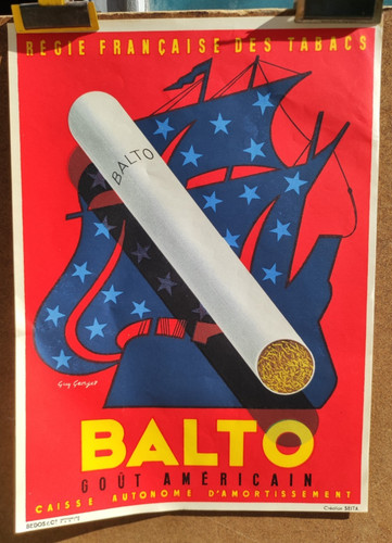 Affiche originale 1950