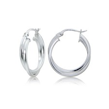 Argent Sterling Tube Carré