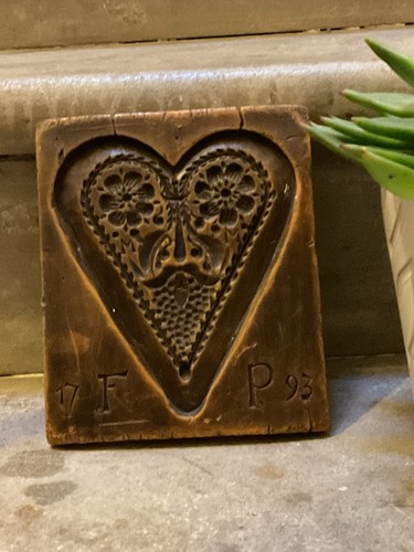 Antique french marzipan mould - french,