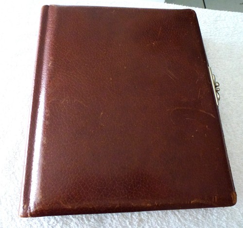 Album photo ancien cuir - ancien,