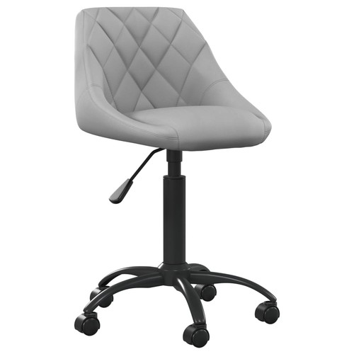 Chaise bureau gris clair - gris,
