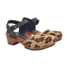 Mules Femme Talon 5 CM En Cuir