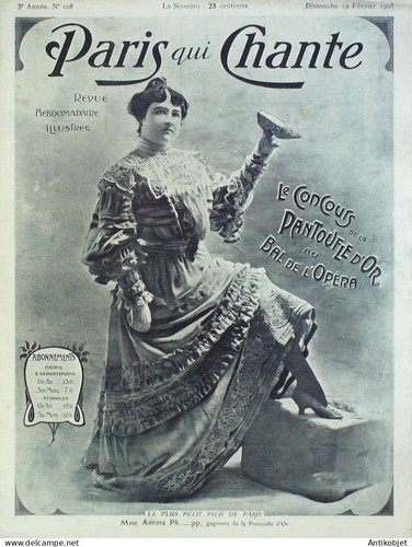 Paris qui chante 1905 - , n°108