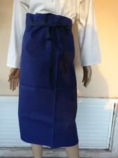 ANCIEN TABLIER DE TRAVAIL MECANIQUE / JARDIN  BLEU INDIGO VINTAGE MIXTE NEUF