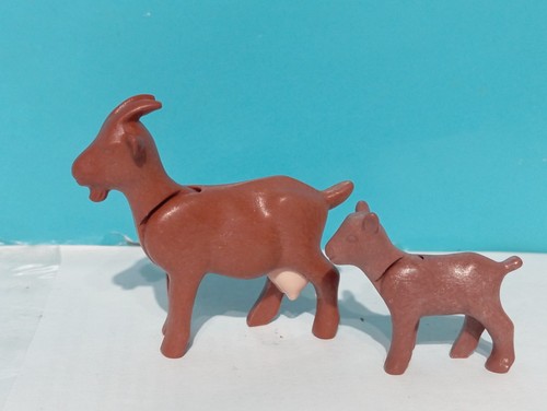 Figurines playmobil chèvre - figurines,
