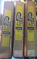 1BOITE DE CHARBONS  De 25 POUR PROJECTEUR CINEMA 35 MM LORRAINE ORLUX 13x455