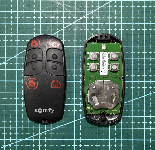 Télécommande boutons somfy - télécommande,