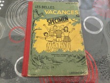 livre scolaire ancien LES BELLES VACANCES de H.G VIOT 1953