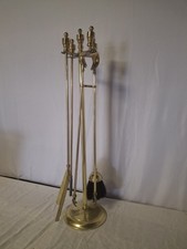 Ensemble d’Accessoires de Cheminée en Laiton