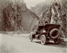 FRANCE ALPES HAUTE PROVENCE automobile année 1906 Entrée des Gorges du Verdon