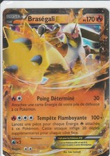 Carte POKEMON : XY Black Star Promos - BRASEGALI EX - XY54 - Played - VF
