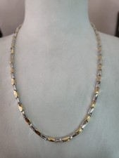 18k jaune blanc - or, chaîne