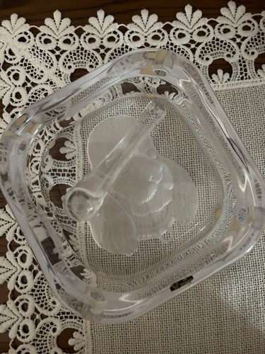 Cendrier cristal avec - cristal,
