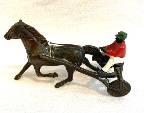 Vintage cast metal horse - vintage, yk