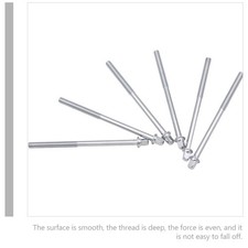  6pcs Vis de fer à repasser Musical Instrument Accessoires Instrument de musique