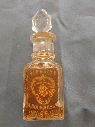 Flacon parfum ancien violette - flacon,