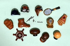 Série de Fève SPORT VINTAGE COLLECTOR Complète 12 Fèves