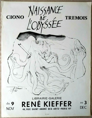 Giono tremois affiche - &,