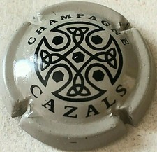 Capsule de champagne CAZALS (20e. Beige et noir)