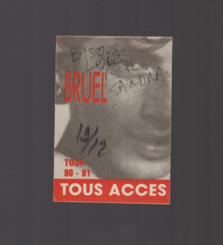 Patrick bruel ancien pass - bruel,