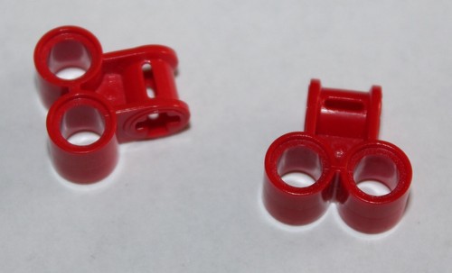 Lego technic red axle - red,