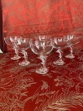 6 coupes à glace cristal