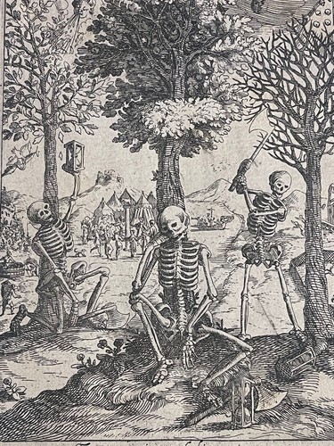 Memento mori gravure xviième - memento,