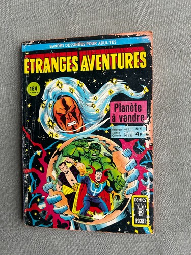 étranges aventures 1re série - aventures,