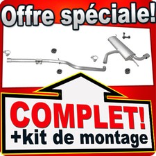 Échappement pour SEAT LEON (1P1) / ALTEA 1.6 1.9 TDI dés 2004 +CHROM Silencieux