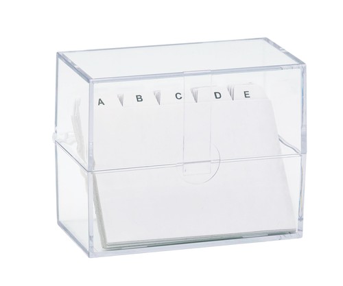 Boîte fiches din avec - à,