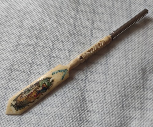 Ancien porte plume os - porte,