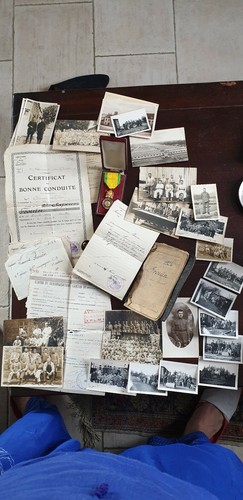 Lot papiers militaire 6e - lot,