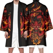 Hommes Japonais Kimono Manteau