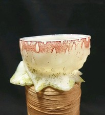 OPALINE  DE FOIRE PARTIE BASSE  BONBONNIÈRE FRAISE   , VALLERYSTHAL, ANCIENNE 