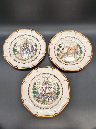 Lot assiettes saint - 3,