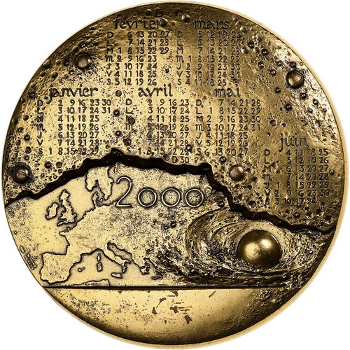 France médaille calendrier - médaille,,