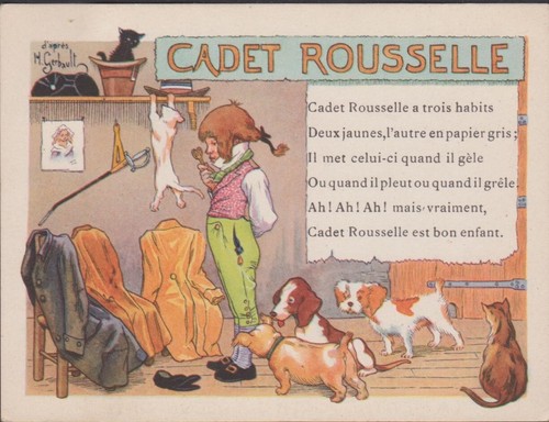 Ancien chromo publicitaire - ancien,