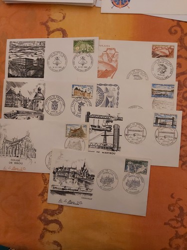 Enveloppes 1er jour sites - enveloppes, et
