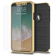 Étui pour Téléphone Portable Samsung Galaxy J3 (2017) Coque Arrière Bumper Gold