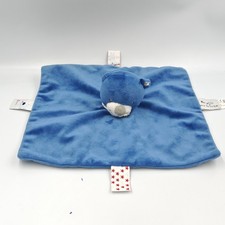 Doudou plat ours bleu cirque BOUTCHOU BOUT'CHOU - 35979