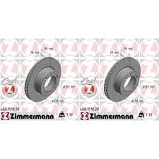2x ZIMMERMANN Disques 298mm