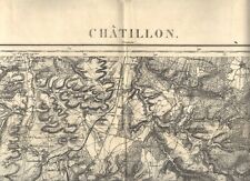CHÂTILLON Carte État-Major