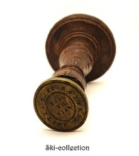 Ancien Sceau Cachet à cire- Juge de Paix, Canton de Castels. France, XIX°s.