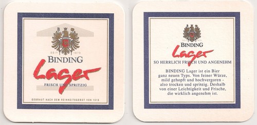 Binding beer frankfurt - binding,