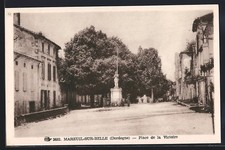 CPA Mareuil-sur-Belle, Place de la Victoire 