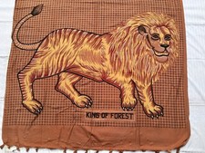 Lion Couvre-lit indien Tenture