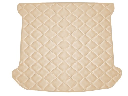 Matelassé cuir éco beige - matelassé,