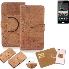 Pour Wiko Ufeel Housse liège étui protection Case Flip Cover couvercle