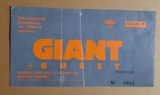 ticket billet place concert